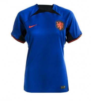 Maillot de foot Pays-Bas Extérieur Femmes Monde 2022 Manches Courte